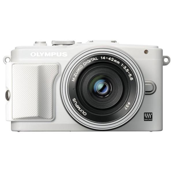 OLYMPUS ミラーレス一眼 PEN Lite E-PL6 EZレンズキット ホワイト E-PL6...