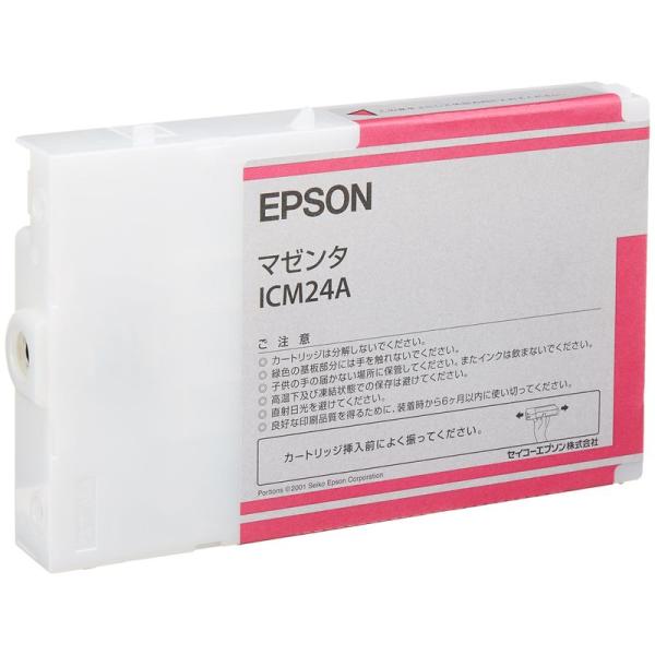 エプソン EPSON 純正インクカートリッジ ICM24A マゼンタ/110ml