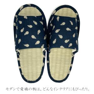 スリッパ 畳 涼しい タタミ 日本製 い草の薫...の詳細画像5