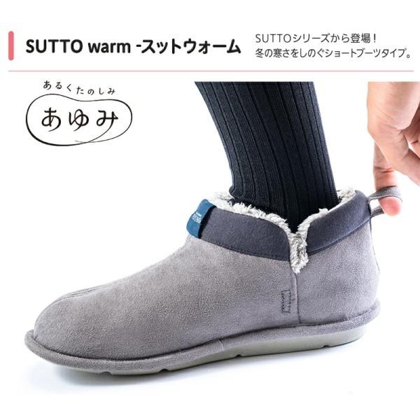 あゆみシューズ公式 SUTTO warm スットウォーム 両足セット 2247 3E M〜3L　（自...