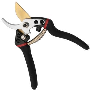 剪定ばさみ サクサク切れる 錆びにくい チタンメッキ コンパクト 剪定バサミ 剪定鋏 せんていばさみ はさみ 園芸用 枝きり 剪定 枝切り FORESIA フォレシア｜tomysshop