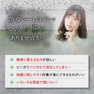 防草シート ピン セット 固定 雑草 人工芝 ...の詳細画像1