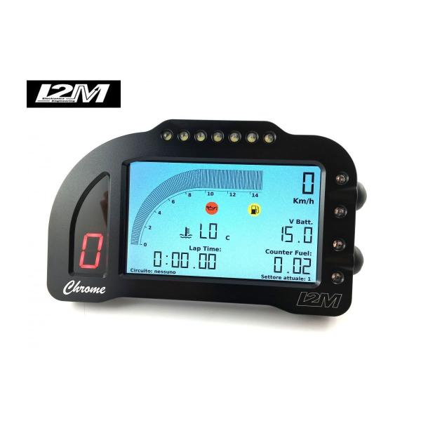 I2M CHROME Lite ラップタイマー付きデジタルメーター セット  YAMAHA YZF-...