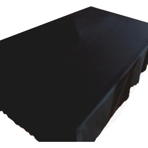 テーブルクロス 無地 テーブル カバー 長方形 シンプル ブラック