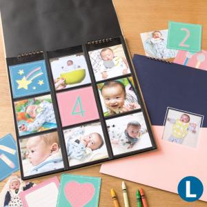 ましかくプリントアルバム ALBUM PHOTOGENIC〈L〉navy