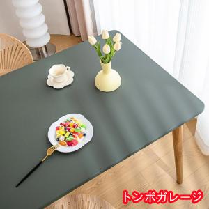 テーブルクロス 耐熱 撥水 PUレザー 伸縮素...の詳細画像2
