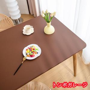 テーブルクロス 耐熱 撥水 PUレザー 伸縮素...の詳細画像4