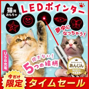 猫 おもちゃ 猫じゃらし レーザーポインター LEDポインター ねこじゃらし ネコじゃらし LEDライト 猫グッズ ライト USB充電