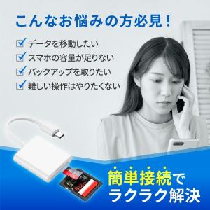 SDカードリーダー SD microSD 双方...の詳細画像1