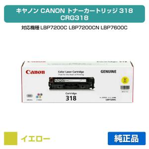 キヤノン（Canon） トナーカートリッジ318/CRG-318 青/シアン 純正 CRG