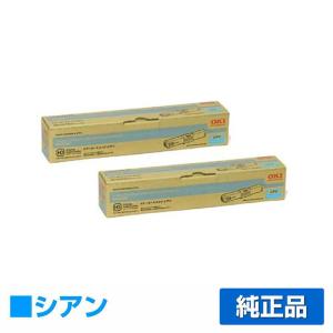 沖データ OKI TNR-C4HC1トナーカートリッジ 青2本/シアン 純正 MC561dn MC361dn 用トナー｜toner-sanko