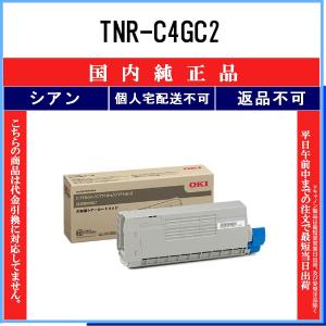 純正品 OKI 沖データ トナーカートリッジ TNR-C4GC2 C シアン 大容量