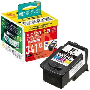 エコリカ BC-341XL 互換リサイクルインクカートリッジ ECI-C341XLC-V （取寄品）｜ネストオンライン ヤフー店