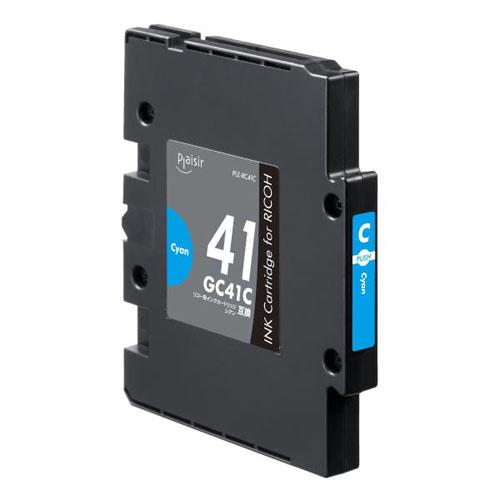 リコー対応 プレジール GC41C互換インク シアン顔料 PLE-RC41C