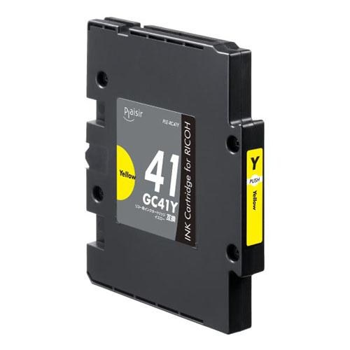 リコー対応 プレジール GC41Y互換インク イエロー顔料 PLE-RC41Y