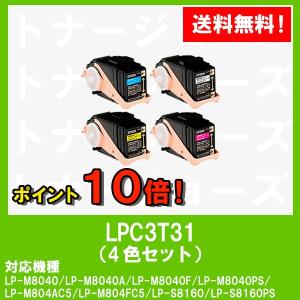 LP-M8040/LP-S8160用 EPSON(エプソン) ETカートリッジLPC3T31 お買い得４色セット (Mサイズ) リサイクルトナー｜tonerhouse