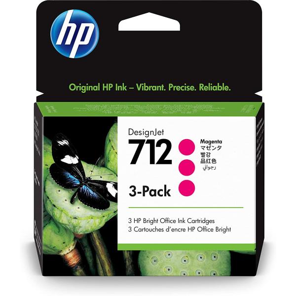 HP 712 純正インク 3ED78A マゼンタ 3個パック 29mL