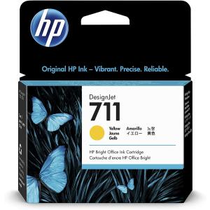 HP 711 インクカートリッジ 純正 イエロー 29ml CZ132A    エイチピー エッチピー HPインク プリンター インクジェット イエロー｜tonerlp