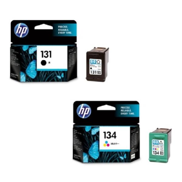 HP 131・134 純正インクカートリッジ 4色セット