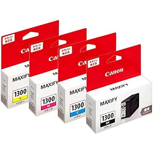 キヤノン 純正インクタンク PGI-1300 (BK/C/M/Y)  4色セット