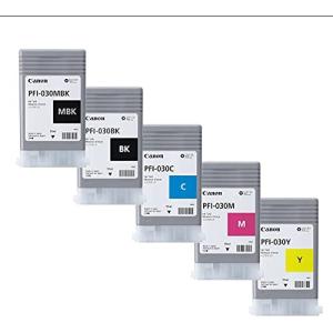 キャノンiPF　純正インクタンク　PFI5色20個セット ワンクリックまとめ買い】インクタンク PFI-030シリーズ全5色（Y