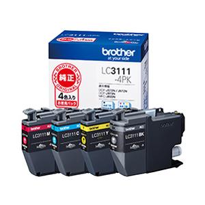 brother　LC3111-4PK+LC3111BK　純正インク　4色パック+BK1　計5本セット...