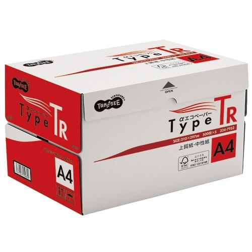 法人様限定|コピー用紙 特選普通紙 αエコペーパー タイプTR A4 1箱(2500枚:500枚×5...