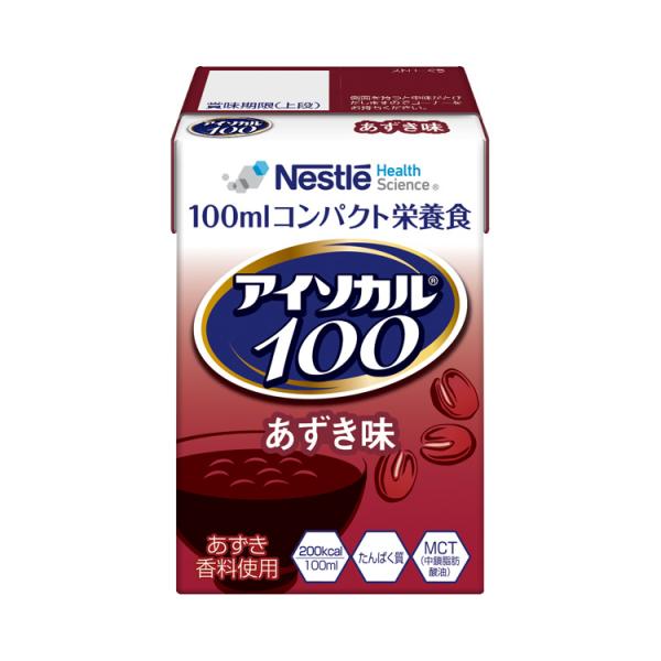 ネスレ日本ネスレヘルスサイエンスカンパニー　アイソカル100　あずき味 / 100mL×24個セット