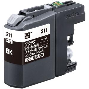 ((エコリカ)) LC211BK 互換リサイクルインクカートリッジ ECI-BR211B ブラック Ecorica  ((注文履歴の 配送状況確認システム：未対応))