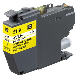 LC3119Y 互換リサイクルインクカートリッジ ECI-BR3119Y イエロー  ecorica