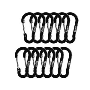 Booms Fishing CC1 アルミ合金カラビナ 超軽量 ロックカラビナ 十二個