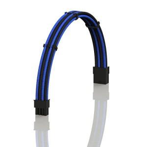 LINKUP 30cm PCI-E 8ピンGPU PSU電力供給編組スリーブ カスタム Mod PC延長コードコム付き┃強い＆硬いタイプ┃一