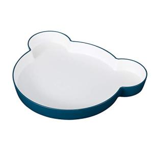 tak キッズディッシュプレートベア 子ども用プレート ネイビー 19×23.6×2.6cm JTN-0110-NV