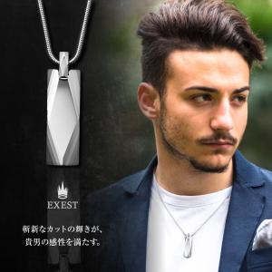 ネックレス メンズ プレート タングステン シンプル  スティック ペンダント サージカル ステンレス チェーン 50cm  プレゼント ギフト 誕生日