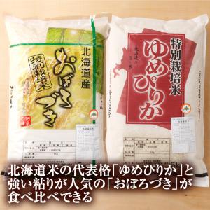 令和5年産 南幌産 特別栽培 ゆめぴりか・おぼろづき 各5kgセット 城地農産／北海道南幌町 北海道米 人気ブランド銘柄米 うるち米 精白米｜tonxton-market