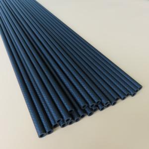 3Kカーボンパイプ平織艶無し仕上げ　　外径12mm内径10mm　PY1210