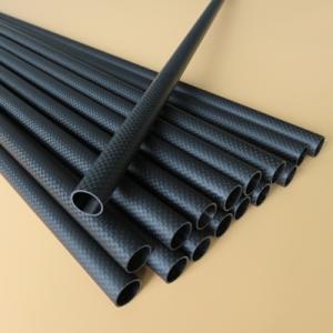 3Kカーボンパイプ平織艶無し仕上げ　　外径22mm内径20mm　PY2220