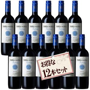 ティエラ ヌエバ メルロー トラディション ×１２本 送料無料 【酒類】