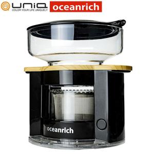 UNIQ x oceanrich ユニーク オーシャンリッチ 自動ドリップ コーヒーメーカー ブラック UQ-CR8200BL 送料無料｜tonya