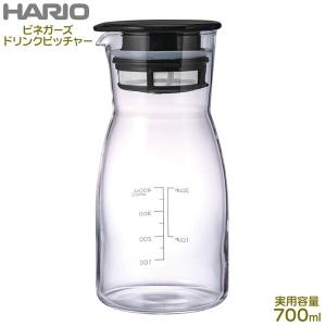 HARIO ハリオ ビネガーズ ドリンクピッチャー 700ml VDPI-700-B｜tonya