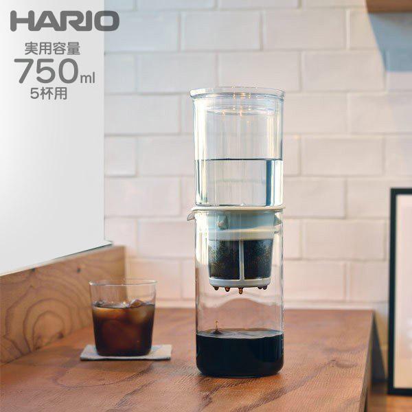 ハリオ ウォータードリッパー・ドロップ 600ml 水たて珈琲５杯用 WDDR-5-PGR