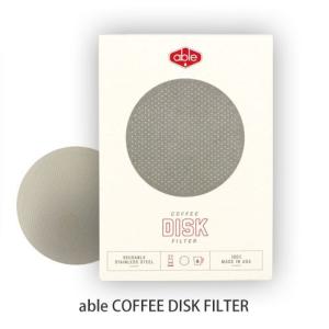 able COFFEE DISK FILTER エイブル エアロプレス用ステンレスフィルター (スタンダード)｜tonya