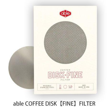 able COFFEE DISK 【FINE】 FILTER エイブル エアロプレス用ステンレスフィ...