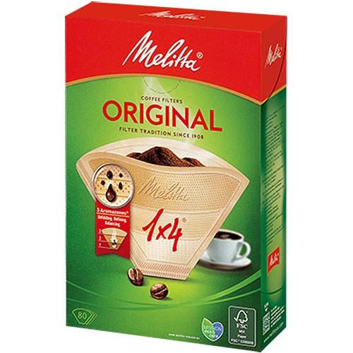 Melitta メリタ オリジナルナチュラルブラウン 1×4 （80枚） PO-148B