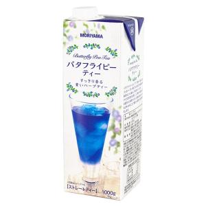 守山乳業 MORIYAMA バタフライピーティー 1000g 紙パック 12本 (6本入