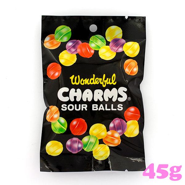 CHARMS チャームス サワーボール アソートキャンディ 45g  キャンディードロップ
