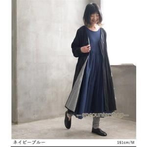 インナーワンピース 綿 汗取り布付 ふわかるコ...の詳細画像5