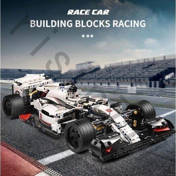 LEGOレゴ互換品 ブロック F1 レーシングカー スーパーカー ミニカー モデル 置物を置く 知育...