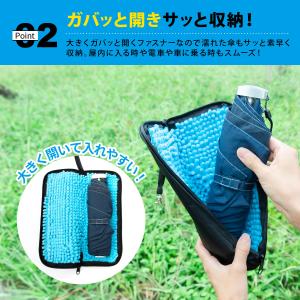 折り畳み傘カバー 防水 傘袋 吸水 マイクロフ...の詳細画像4