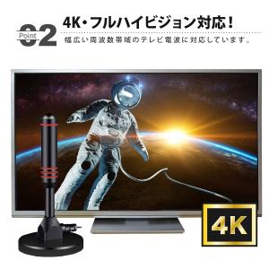 室内アンテナ テレビアンテナ ポータブル アン...の詳細画像3